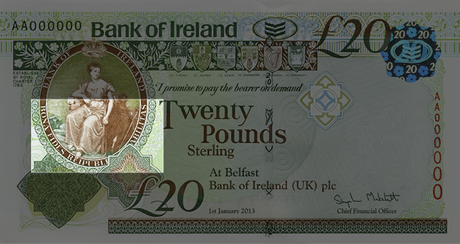 Front of note