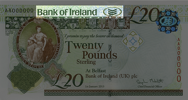 Front of note