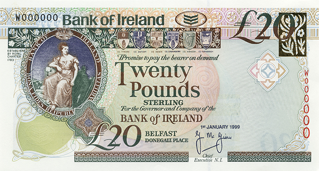 Front of note