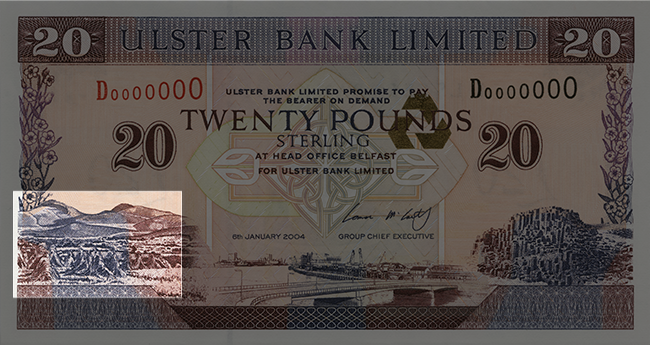 Front of note